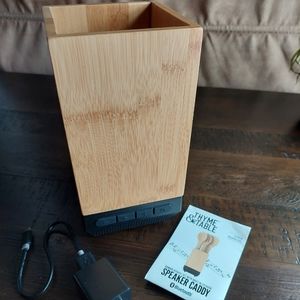 Speaker Caddy - Bamboo Thyme & Table Bluetooth w/manual. NO utensils.